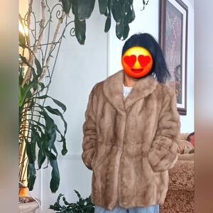 L.A. Vintage Real mink fur jacket Bizakis Furs Inc.